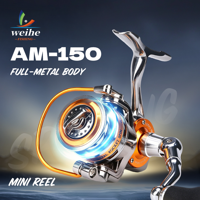 Ice Fishing Reel - WEIHE 150 # Mini Mulinello da