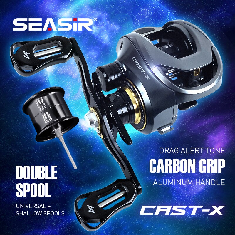 Abu Garcia Reel Max - SEASIR Cast-X Mulinello da baitcasting 7.3:1