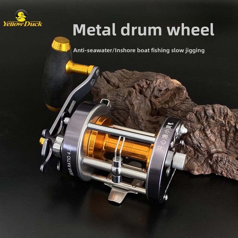 Ice Fishing Reel - Mulinello da pesca Premium Little Yellow