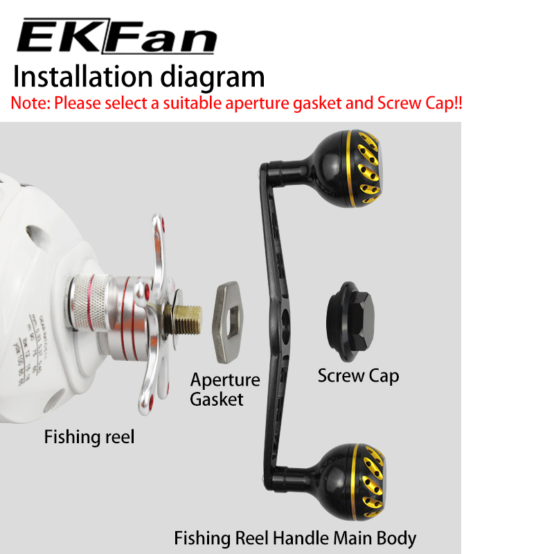 Spincast Reel - Maniglia per Mulinello da Pesca EKfan
