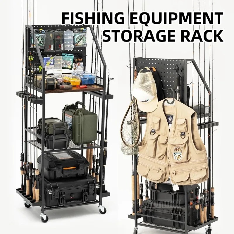 Conventional Reel - Mensola porta attrezzatura da pesca, supporto