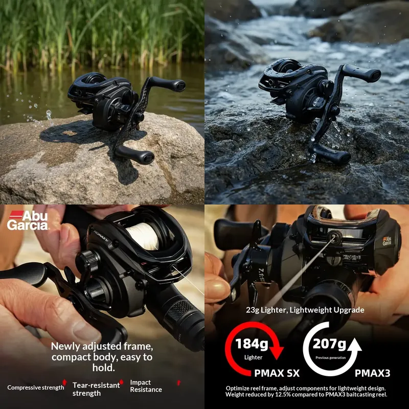 Abu Garcia Reel Max - Mulinello da Casting ZGLY Abu Garcia